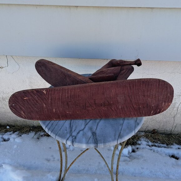 African Statue Man On Boat - Picture 7 of 11